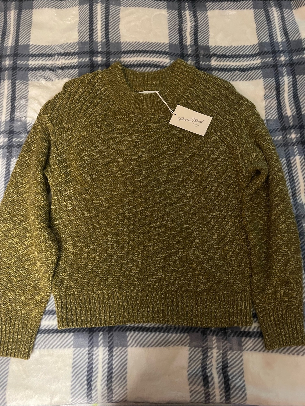 Target Olive Green Crewneck knit Sweater - Women